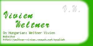 vivien weltner business card